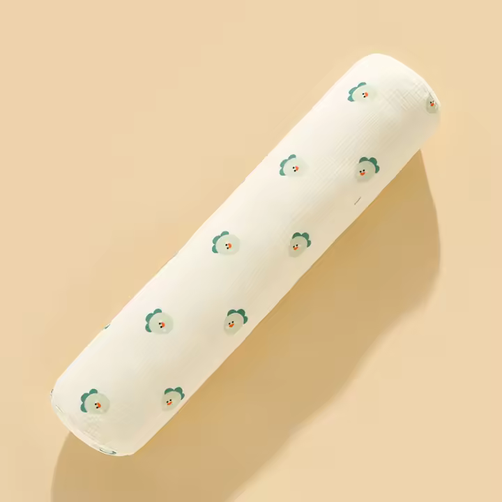 Almohada cilíndrica anticolisión, cojín de cuna envolvente, cómoda, se puede quitar, se puede lavar, 60cm - 1
