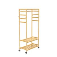 Perchero Ropa de Pie, Colgador de Metal y Mármol Multicolgador con 9 Ganchos y 3 Estantes en Forma de Árbol para Entrada Recibidor Pasillo Dormitorio 32 x 172, 5 cm - details 11