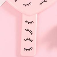 Espejo de pestañas en forma de corazón, espejo de mano portátil, espejo de maquillaje portátil, espejo de mango táctil - details 2