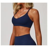 Y Back Sujetador deportivo para mujer Sensación desnuda Sujetador transpirable y a prueba de golpes Sujetador de yoga elástico y resistente al sudor para entrenamientos al aire libre - details 3