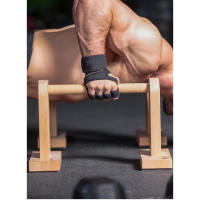 Guantes de entrenamiento para levantamiento de pesas para hombres y mujeres, Protector de Palma de mano para Fitness, deportes, culturismo, gimnasio, 1 par - details 2