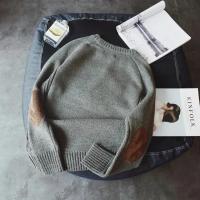 Suéter de Moda para Hombres Cálido, Solido, Alta Calidad, Ajuste Youth, Cuello en V - details 4