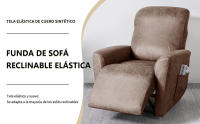 Funda de silla reclinable con bolsillo de almacenamiento para sala de estar, Funda de sofá elástico para el hogar, antipolvo - details 0