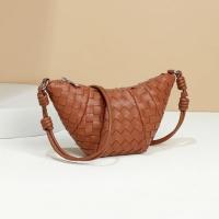 Bolso de Croissant tejido de alta gama hecho a mano para mujer, diseño Original de nicho, cruzado de un solo hombro, cuadrado pequeño, nuevo - details 2
