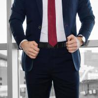 Cinturón de lona con hebilla automática para hombre, cinturón informal Simple de estilo salvaje para Jeans, cinturón de negocios de calidad de marca de lujo - details 5