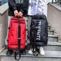 Bolso de hombro para viaje de negocios de gran capacidad, bandolera deportiva, mochila de gimnasio, bolsa de viaje con bolsillo independiente para zapatos - details 13