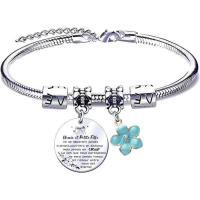 Pulsera de acero inoxidable con etiqueta y letras de acero, la más vendida en Italia. - details 28