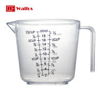 Taza de Medición Walfos de Plástico para Hogar y Bebé Resistente al Calor con Escala Herramienta de Cocina de Gran Capacidad - details 0