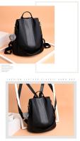 Mochila de Cuero PU para Mujer Bolso Informal Retro Impermeable Ideal para Viajes - details 3