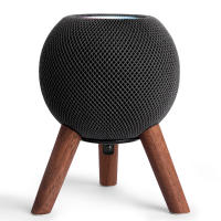 Soporte de madera Real para Homepod, Mini trípode con marco de Metal, Mini altavoz para el hogar, decoración de habitación, regalo - details 5