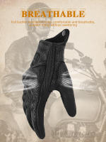Guantes de Motocicleta de Cuero Vintage MJMOTO Protección de Carcasa Dura Cómodos y Transpirables - details 3