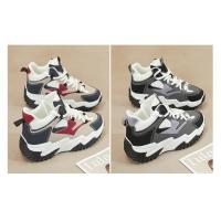 Zapatillas altas de mujer,zapatillas de fondo grueso,aumento casual,running - details 18