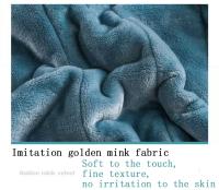 Mantas cálidas para la cama, edredón de franela gruesa de 3 capas, suave y cómodo, lavable, Otoño e Invierno - details 5