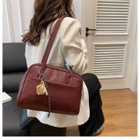 Bolso de hombro de moda Bolso Boston portátil Bolso de bolos para mujer Bolso de mano de gran capacidad para viajeros - details 14