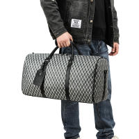 👜 👝 🎒 ⭐ ⭐ ⭐ Bolso bandolera Bolso de viaje de gran capacidad Bolso de viaje de negocios corto portátil europeo y americano para hombres Bolso de equipaje Bolso de embarque Bolso de fitness - details 6