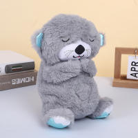 Muñeco calmante para recién nacido, juguete para dormir, nutria respirable bonita, oso que respira, juguete para bebé - details 2