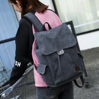 Nueva mochila de lona de alta calidad para hombre, bolso escolar de hombro grande, mochila para niños, bolsas de viaje a la moda para acampar, bolsos simples de moda - details 6