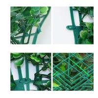 Panel de pared de plantas artificiales Morning Glory, 60x40cm, paneles de pared de plástico resistentes a los rayos UV, fondo realista DIY - details 14