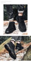Zapatos de hombre al aire libre de terciopelo de piel de vaca de primera capa de cuero mate de alta calidad - details 1