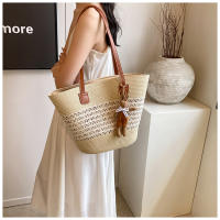 Bolso de Verano a la Moda Bolso de Malla para Mujer Bolso de Playa de Paja - details 12