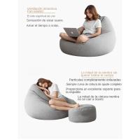 Sofá perezoso Bean Bag de tela individual, tatami, silla de sala de estarEPPCasa de Baño Homestay - details 7