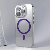 Para Magsafe funda de teléfono transparente para iPhone 16 15 14 13 Pro Max Plus 16e transparente magnético inalámbrico antiarañazos cubierta de PC - details 10