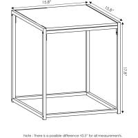 Mesas de café, Metal, Nogal, 40 x 76,2 x 44,45 cm - details 35