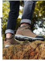 Zapatillas de deporte de algodón de diseñador para hombre, calzado deportivo de senderismo y Trekking de corte bajo con encaje, calzado cómodo para caminar para otoño - details 2