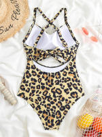 Bañador de una pieza para mujer, traje de baño con realce, Monokini Sexy recortado, ropa de playa para verano, 2024 - details 3