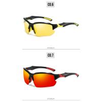 Gafas de sol deportivas polarizadas para exteriores, modelo nuevo 2025, con diseño de media montura y protección contra el viento - Gafas de sol para pesca - details 11