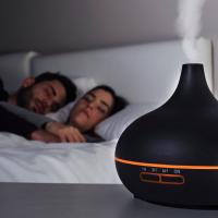 Humidificador Ultrasónico y Difusor de Aromas con Temporizador, 7 Colores LED, Función Aromaterapia, Ultrasónico - details 3