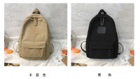 Mochila de Nylon de Gran Capacidad para Estudiantes de Secundaria Unisex - details 3