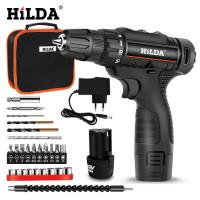 Taladro atornillador a batería juego de destornilladores electricista multifunción - details 4