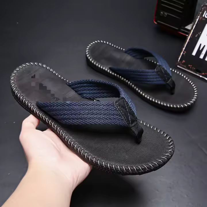 Nuevas chanclas zapatillas de playa de moda versión coreana para hombres - 1