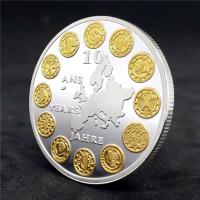 Colección europea de la UE, artefactos de recuerdo, monedas de moneda extranjera, medallones conmemorativos - details 3