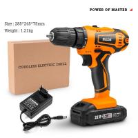 Taladro atornillador a batería 21v para casa kit destornilladores 16.8v - details 7
