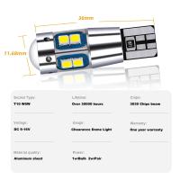 Bombilla de Coche LED CANBUS sin Error LUCKZHE W5W T10 Brillante, 12V, 3030 SMD Paquete de 2 - details 2