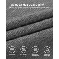 Hamaca con Soporte Portátil de Metal 210 x 150 cm, 5 Alturas Ajustables, Carga de 240 kg, Para Patio y Jardín - details 4