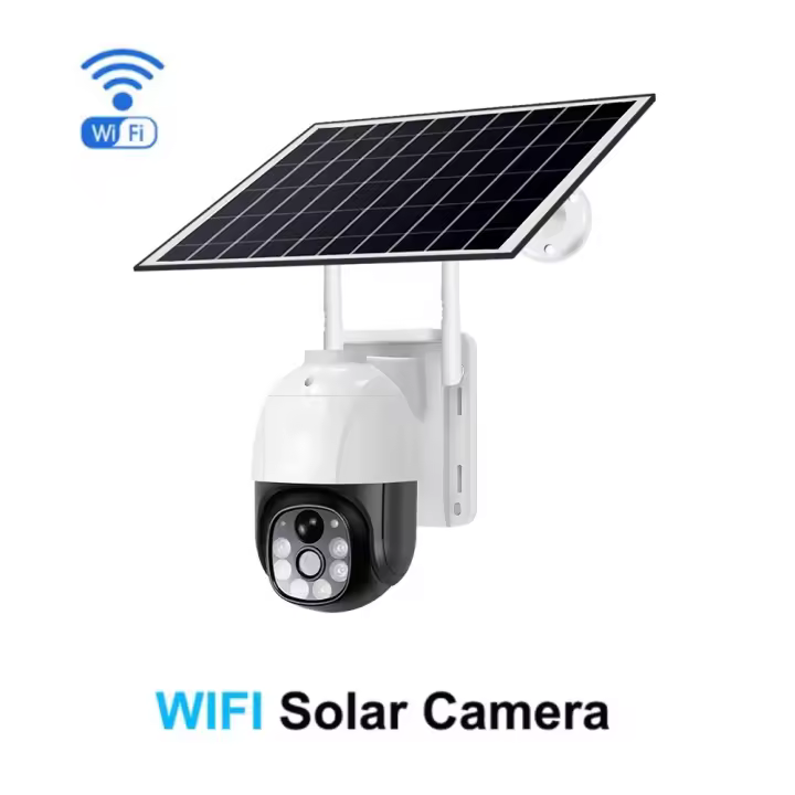 Cámara Solar Inalámbrica WIFI 4G con Visión Nocturna Inteligente Baja Consumo Círculo Cerrado Monitoring sin Enchufe - 1
