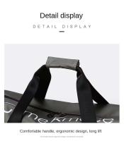 Bolsa de viaje deportiva Oxford de poliéster impermeable compuesto de 7 colores, bolsa de viaje deportiva para gimnasio, seco y húmedo, personalizada, con almohadillas suaves con correa - details 9