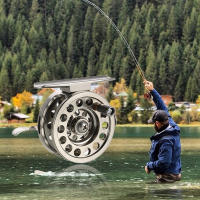 Carrete de aleación de aluminio para diestros, carretes lisos de mosca de hielo, accesorios de pesca - details 33