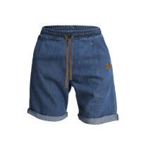 Pantalones cortos casuales de algodón para hombres, pantalones deportivos estampados de moda, verano - details 3