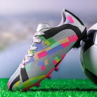 Zapatos de fútbol uñas largas de los hombres entrenamiento de juego de hierba para adultos de los niños mayores - details 4