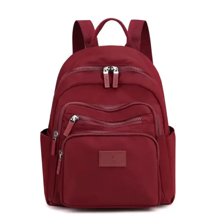 Mochila de Nylon Impermeable para Mujeres Bolsas y Viajes - 1