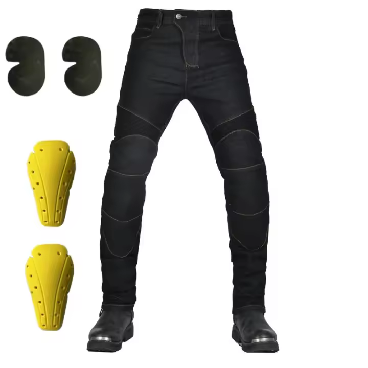 Nuevos Jeans de Motocicleta Pantalones de Ciclismo Clásicos, Anti-caída, Adecuados para Todas las Estaciones - 1