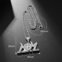 Collar De Dólares Con Bolsa De Dinero Iced out Pingente De Cuero Genuino De Alta Calidad Para Hombres Y Mujeres Joyería De Moda Hip Hop Rock - details 8