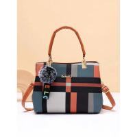 Bolso con patrón a cuadros, bolso cruzado decorativo de moda, cartera con asa de trabajo para mujer, mochila de lujo de alta gama - details 2
