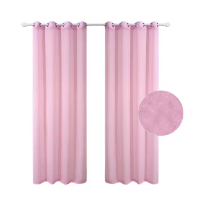Visillo de cortina Doris 140x260cm para decorar sala de estar y dormitorio - 100% poliéster - 1