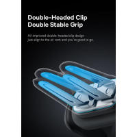 Baseus Soporte para teléfono de coche, ventilación de aire universal para iPhone y Xiaomi, soporte con clip - details 2