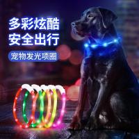 Collar luminoso para perros y gatos LDE Collar luminoso para mascotas Collar de perro de carga luminosa Noche - details 3